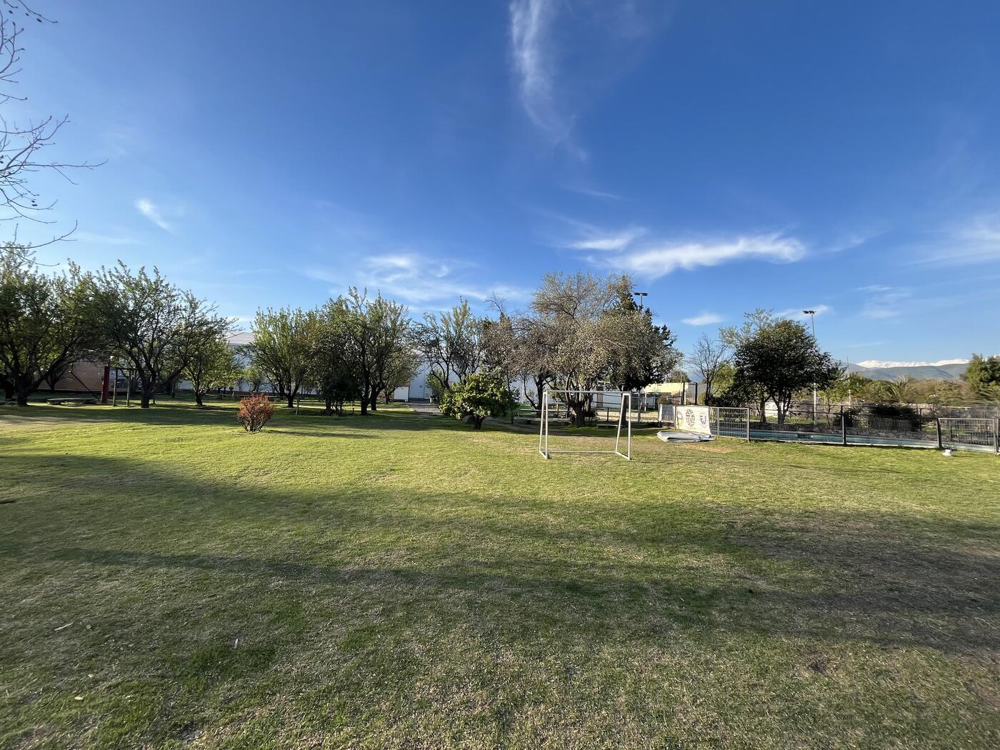Cancha del recinto deportivo